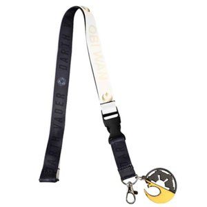 Star Wars - Obi-Wan Kenobi / Darth Vader Lanyard with Charm and Sticker Lanyard